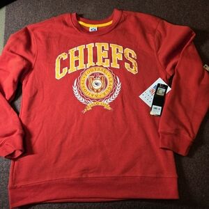 New! Kansas City Chiefs Sweatshirt Men's Medium NFL Team Apparel